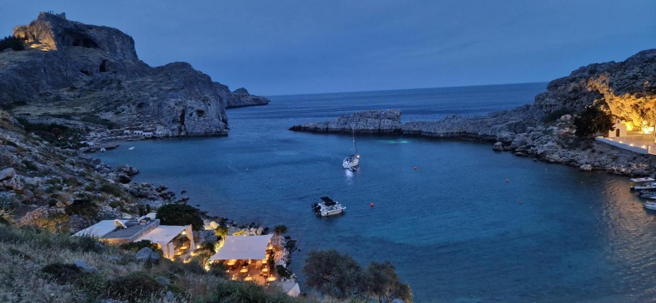 Lindos Luxury Belfry Apartment Exterior photo
